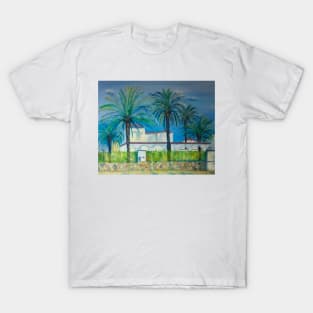 House with palm trees T-Shirt